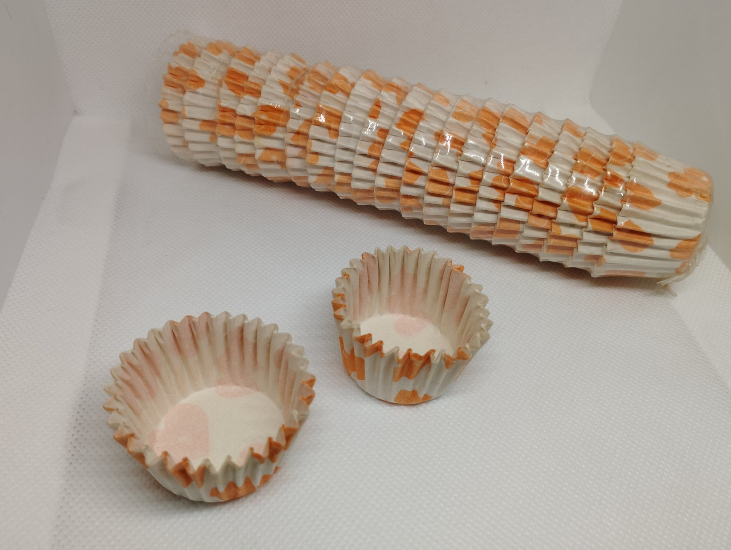 Oange Cupcake Liner 150 plus cups in a pack 1.5 inch Excellent Quality