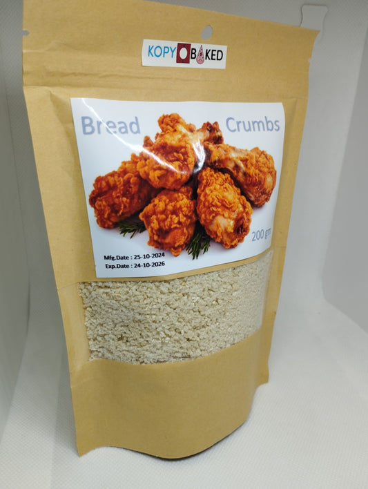 Bread Crumbs 200 Gm. Standing pouch Excellent Quality