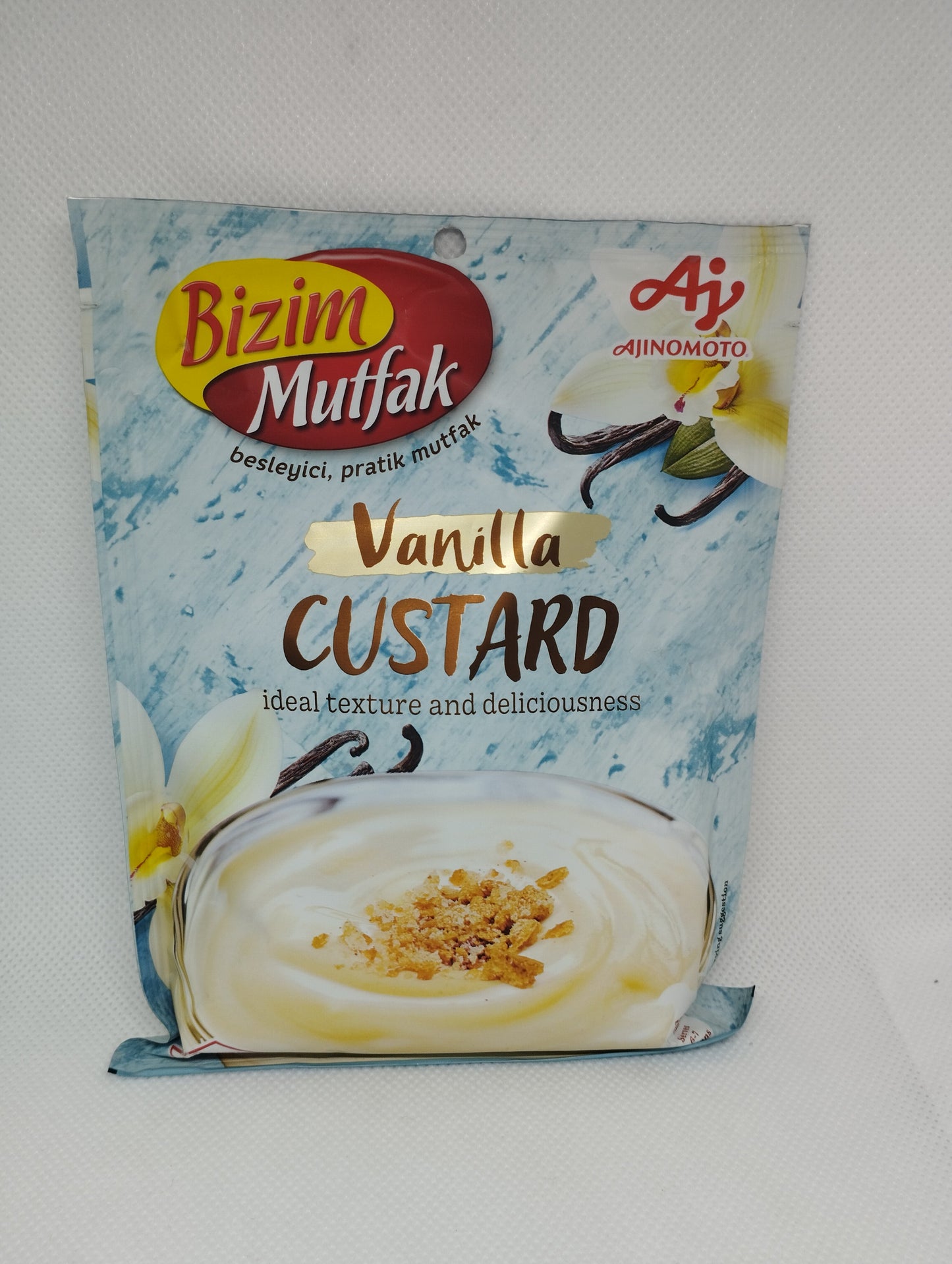 Vanilla Custard Powder Bizim Mutfak Box 12 pouches Excellent Test