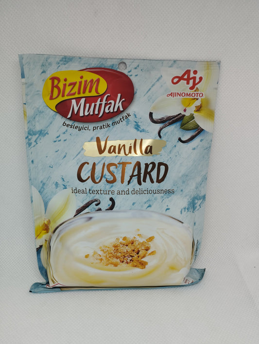 Bizim Mutfak Custard Vanilla Powder Vanilla Flavor 220 gm pouch Excellent Quality