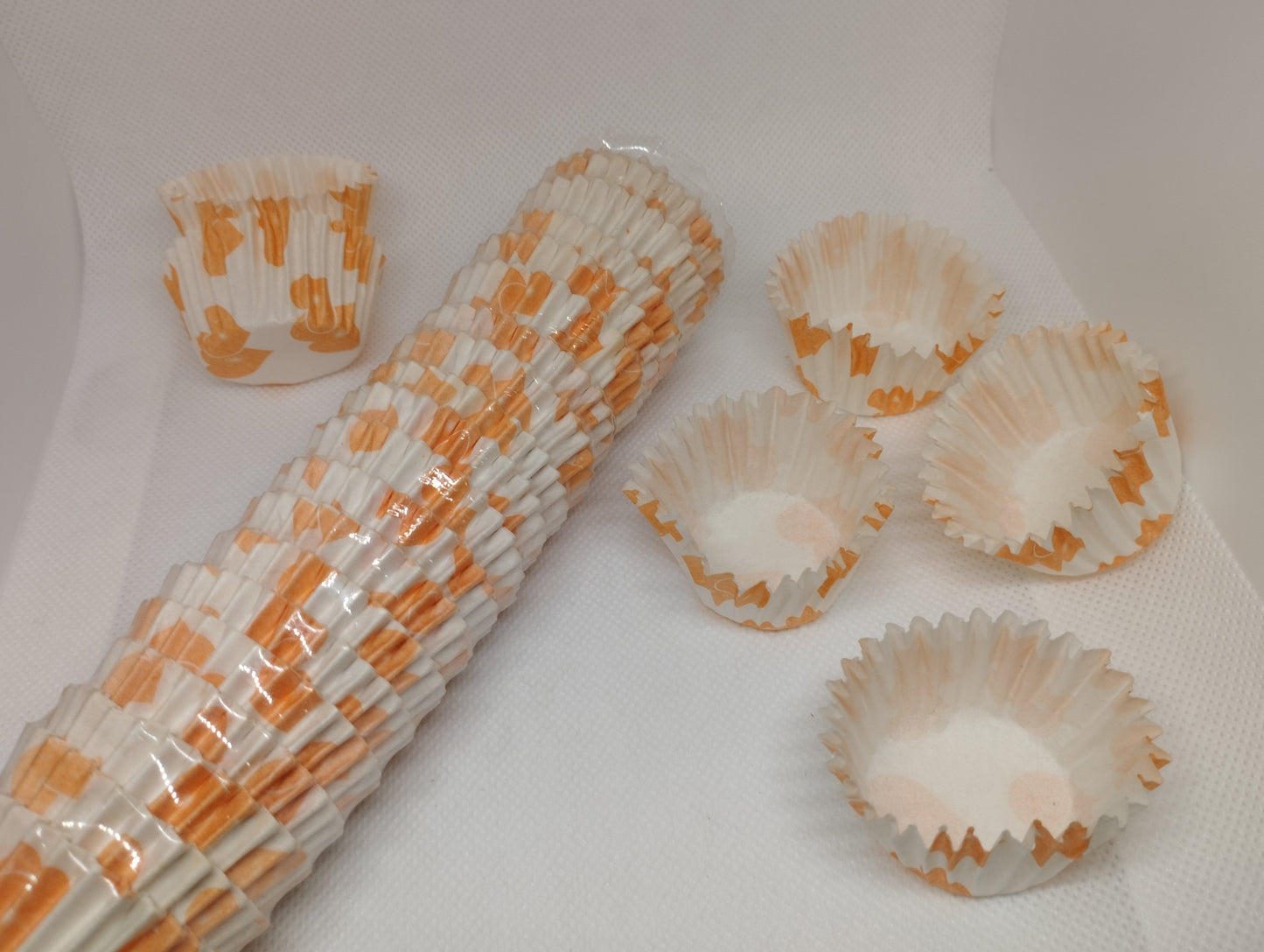 Oange Cupcake Liner 150 plus cups in a pack 1.5 inch Excellent Quality