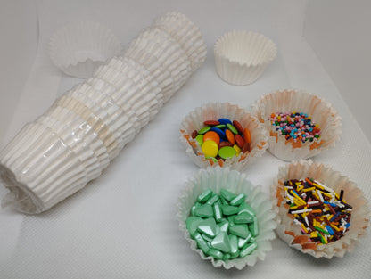 White Cupcake Liner from 150 above PCS 1.5 inch Excellent Quality