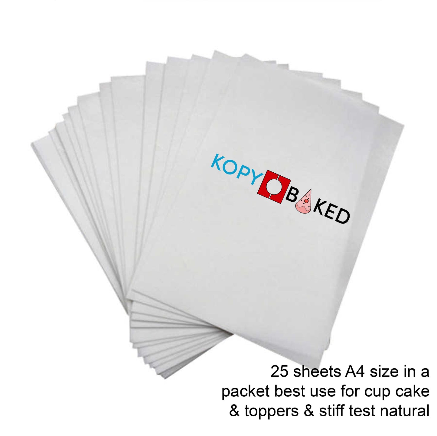 Wafer Edible 25 Sheets in a packet Use for Cake Print picture Best Quality